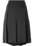 pleated wide shorts