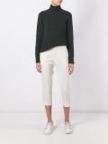 cropped tailored trousers