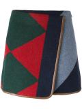 geometric motif envelope skirt