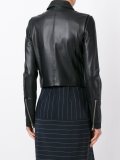 cropped biker jacket