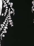 花卉刺绣抹胸连衣裙