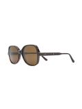 intrecciato embossed sunglasses