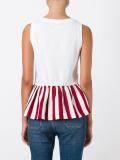 pleated trim top