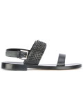 studded trim sandals 