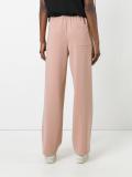 drawstring straight trousers