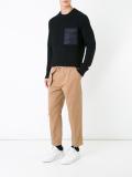 zipped ankle trousers