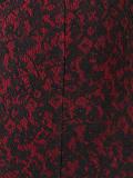 baroque jacquard fitted dress