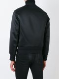 hawk print bomber jacket