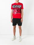 lion print T-shirt 