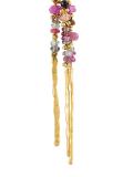 diamond & sapphire rod earrings
