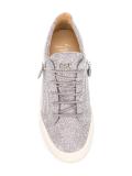 metallic sneakers