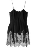 lace hem slip top
