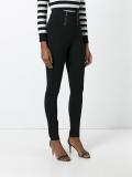 lace-up skinny trousers