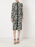 midi printed shirt dress