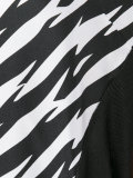 slit v-neck T-shirt 