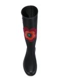 flower patch rubber boots