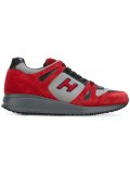 logo panelled sneakers