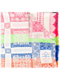 lace detail scarf