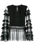 lace panel blouse 
