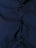 ruched poplin shirt