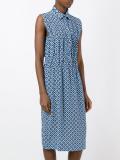 Tracery print dress