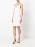 deep V-neck fitted dress