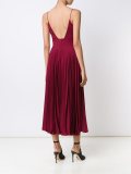 pleated cami dress