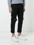 Glam Head仿旧牛仔裤