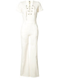 lace-up jumpsuit