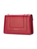 flap closure shoulder bag