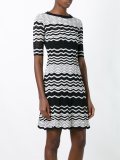 zig-zag patter short dress