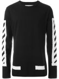 brushed diagonals sweatshirt