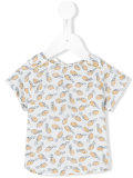 pineapple print T-shirt