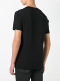 studded shoulders logo T-shirt