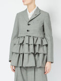 tiered ruffled jacket