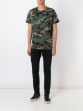 'Rockstud'迷彩T恤
