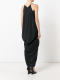 oversize draped dress