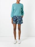 floral print shorts