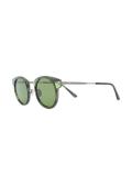 marble effect cat eye sunglasses