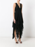 asymmetric pointy dress