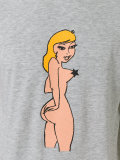 porn star print T-shirt 