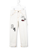 printed jeans 