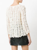 open knit jumper
