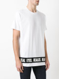 slogan-trim T-shirt