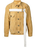 front strap buttoned jacket