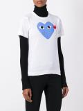 heart print T-shirt