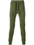 quilted panel track pants