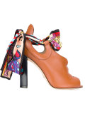 silk scarf sandals 