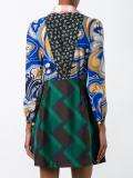 multi-print dress