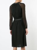 lace-up studded dress